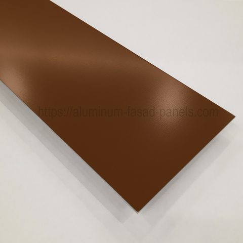 Лист алюм. фасад RAL 8002 (PU) 1,5 мм