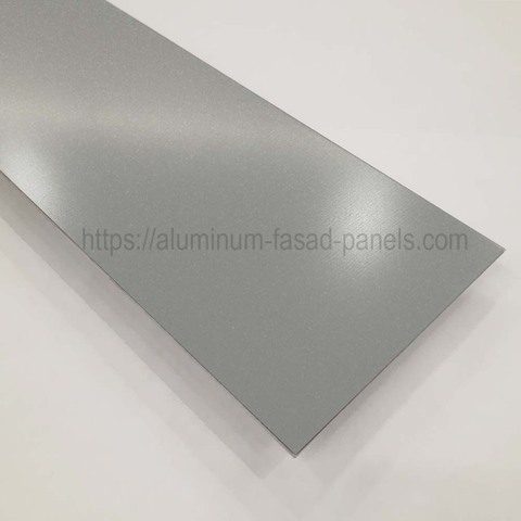 Лист алюм. фасад RAL 9006 (PU) 2,0 мм