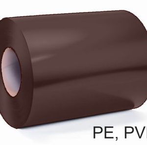 Штрипс 0,8 мм RAL3009 Бордо PVDF гарантия 20 лет алюминиевый для кровли