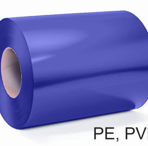 Штрипс 0,8 мм RAL5002 Синий PVDF гарантия 20 лет алюминиевый для кровли
