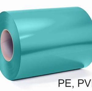 Штрипс 0,8 мм RAL5021 Бирюзовый PVDF гарантия 20 лет алюминиевый для кровли
