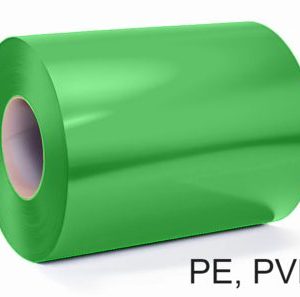 Штрипс 0,8 мм RAL6002 Зеленый PVDF гарантия 20 лет алюминиевый для кровли