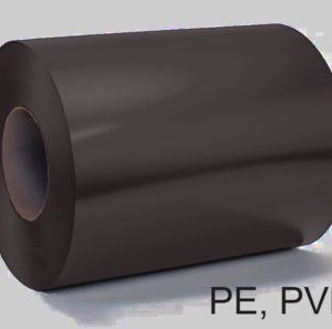 Штрипс 0,8 мм RAL8019 Коричневый PVDF гарантия 20 лет алюминиевый для кровли