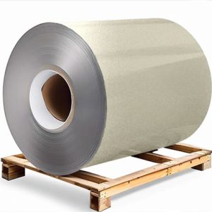 Сталь оцинкованная 0,7х1250х3000 мм RAL 1035 золото Грунт обр.стороны / защ.пленка
