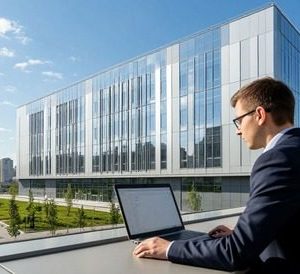 Проект вентилируемого фасада из алюминиевой рейки и линеарных панелей стадия КМ (КМД)