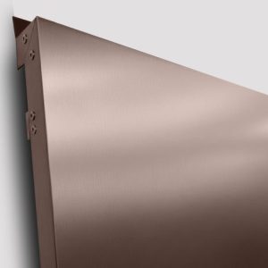 Кассеты фасадные облицовочные из AISI нитрид титана цвет Rose Gold