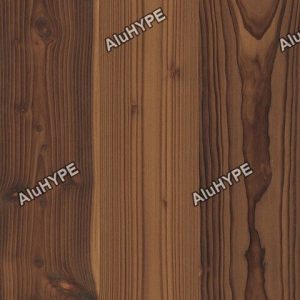 Алюминий рулонной окраски для фасада 1,5х1500х4000 покрытие PlastCover цвет 1195 Венге Премиум AluHype