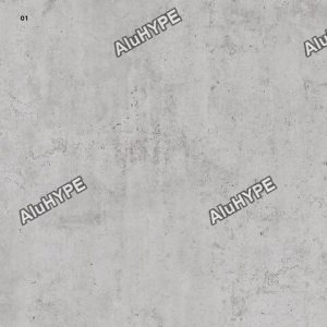 Алюминий рулонной окраски для фасада 1,5х1500х4000 покрытие PlastCover цвет 44 Бетон Манхэттен AluHype