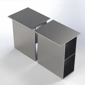Профили для вентфасада